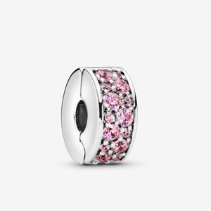 Pandora Pink Pavé Clip Charm